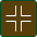 Intersection icon on dark green background