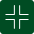 Intersection icon on green background